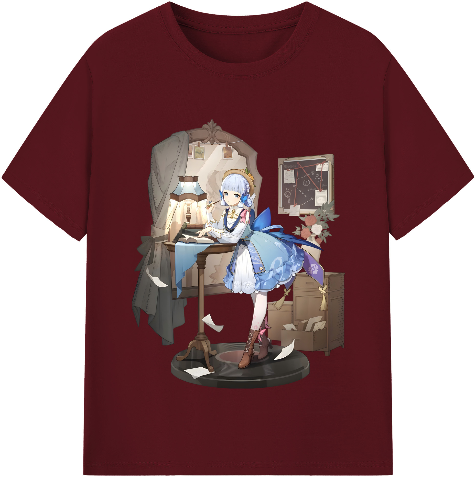 げんし神 神里綾華 神宮寺レン genshin Kamimiya Ren 綿100％半袖Tシャツ（フロントプリント）